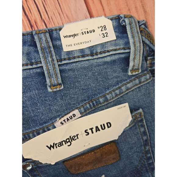 Wrangler X Staud Slim Fit The Everyday Jean Crafted 28 x 32 NWT NEW - Picture 9 of 12